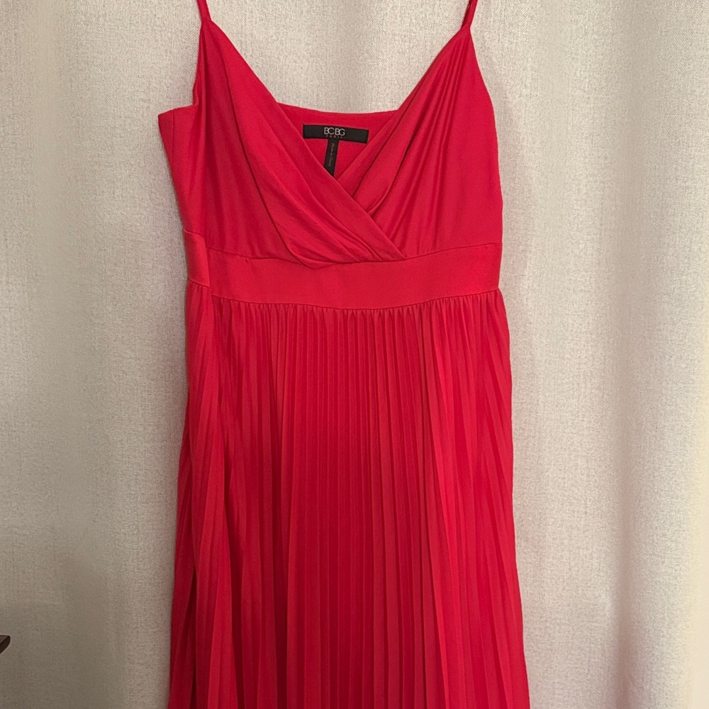 BCBG Vibrant Pink Raspberry Dress